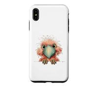 Adorable Galah Cockatoo Peeking Bird Design Case for iPhone XS Max