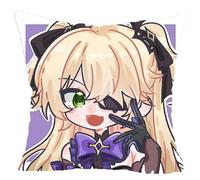 Adorable Game Characters Toy for Genshin Impact Fischl 45X45cm, keychain, Body Pillow Cover Plush Plushie for Collectors Video Game Fans Gifts,19
