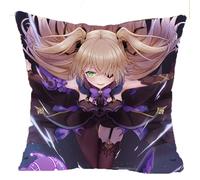 Adorable Game Characters Toy for Genshin Impact Fischl 45X45cm, keychain, Body Pillow Cover Plush Plushie for Collectors Video Game Fans Gifts,26