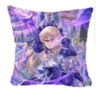 Adorable Game Characters Toy for Genshin Impact Fischl 60X60cm, keychain, Body Pillow Cover Plush Plushie for Collectors Video Game Fans Gifts,1