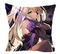 Adorable Game Characters Toy for Genshin Impact Fischl 60X60cm, keychain, Body Pillow Cover Plush Plushie for Collectors Video Game Fans Gifts,15