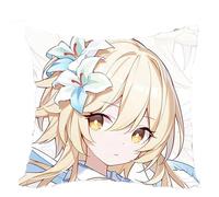 Adorable Game Characters Toy for Genshin Impact Lumine, keychain, Body Pillow Cover Plush Plushie for Collectors Video Game Fans Gifts,C 45 * 45CM