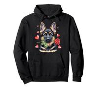 Adorable German Shepherd Lover Romantic Valentine Dog Pullover Hoodie