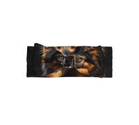 Adorable German Shepherd Print Baby Bow Headband â€“ Cute Delicate Hairband â€“ Soft Stretchy Princess Headbands