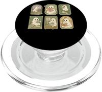 Adorable Ghost Reading Lost In Chapters PopSockets PopGrip for MagSafe