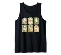 Adorable Ghost Reading Lost in Chapters Tank Top