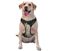 Adorable Ghost Sitting In Armchair No Pull Dog Harness Adjustable Reflective Oxford Easy Control Medium Large Dog Harness