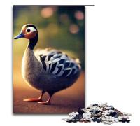 Adorable Giraffe Goose Piece Puzzle Wooden Jigsaw Perfect for Teenagers Family Bonding Brain Teaser & DIY Home Decor Gift 1000 PCS(75x50cm)