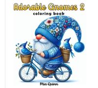 Adorable Gnomes 2 Grayscale Coloring Book: The Cozy World of Gnomes with 50 Delightful Pages for Adults, Women, Teens Stress Relief and Relaxation (The Enchanted Gnome Collection)