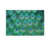Adorable Green Peacock,1000 Pieces Wooden Jigsaw Family Game Jigsaw Puzzles for Adults Teens Home Decor