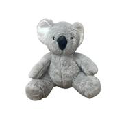 Adorable Grey Koala Bear Door Stop Decorative Animal Doorstop Cute Plush Fabric Door Holder for Home or Office 22x31x22cm