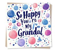 Adorable Happy Birthday For Your Special Grandad - Flowers, Nature - Appreciation - So Happy You're My Grandfather - For Your Loved One, Family, Grandparent - From Grandchild, Granddaughter, Grandson