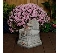 Adorable Hedgehog In Chair Garden Ornament