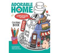 Adorable Home Coloring Book: A Kawaii Collection of Cute and Creative Tiny Homes (Coloring Book for Adults)