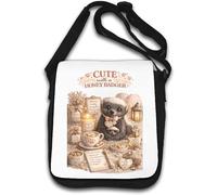 Adorable Honey Badger Cozy Scene Shoulder Bag White