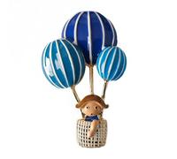 Adorable Hot Air Balloon Girl Alloy Brooch Brooch Enamel Badge Decorative Accessories for Dresses Layered Pockets Decorative Pin Trendy Accessory for Women Girls, one size, As described