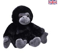 Adorable Hug'ems Gorilla Soft Toy - 18cm Portable Plush Gift for All Ages
