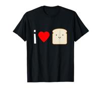 Adorable I Love Bread Shirt - Kawaii Bread Lover Gift T-Shirt