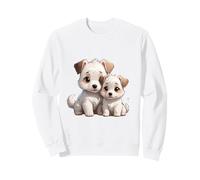 Adorable Jack Russell Terrier Puppies Design Sweatshirt