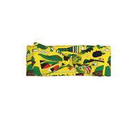 Adorable Jamaican Elements Print Baby Bow Headband â€“ Cute Delicate Hairband â€“ Soft Stretchy Princess Headbands