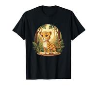 Adorable Jungle Leopard Cub Cute Safari Animal T-Shirt
