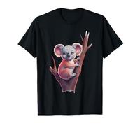 Adorable Koala On Eucalyptus Tree Climbing T-Shirt