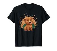 Adorable Laughing Bear Cub Splash Style Kids T-Shirt