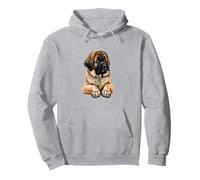 Adorable Leonberger Illustration Perfect for Dog Enthusiasts Pullover Hoodie