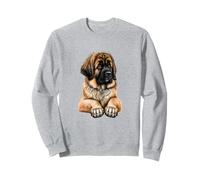 Adorable Leonberger Illustration Perfect for Dog Enthusiasts Sweatshirt