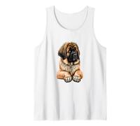 Adorable Leonberger Illustration Perfect for Dog Enthusiasts Tank Top