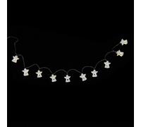 Adorable Light String Angel Shape Light Wood 1pack