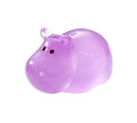 Adorable Luminous Hippo Desktop Ornament for Home and Perfect for Kids and Adults As A Choice (C, 2.9CM)