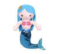 Adorable Mermaid Plush Doll Soft Stuffed Mermaid for Charming Decor Bedtime Companion for Dreamy Keepsake for Collectors