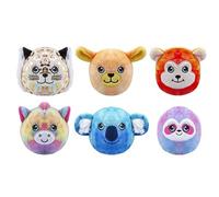 Adorable Mixed Wobblebottoms Soft Velboa Bulk Pack (9cm) - Perfect for Gifts, Collectibles & Home Décor - Pack of 6