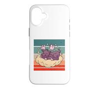 Adorable Moose Dreamy Moose Sleeping Moose Cloud Bed Dreams Case for iPhone 16 Plus