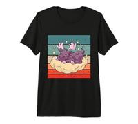 Adorable Moose Dreamy Moose Sleeping Moose Cloud Bed Dreams Premium T-Shirt