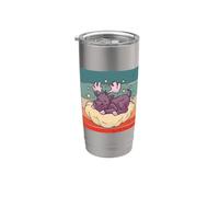 Adorable Moose Dreamy Moose Sleeping Moose Cloud Bed Dreams Stainless Steel Insulated Tumbler