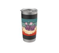 Adorable Moose Dreamy Moose Sleeping Moose Cloud Bed Dreams Stainless Steel Insulated Tumbler
