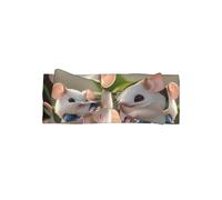 Adorable Mother and child rats Print Baby Bow Headband – Cute Delicate Hairband – Soft Stretchy Princess Headbands