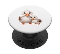 Adorable Mother Duck and Baby Duckling Design PopSockets Adhesive PopGrip