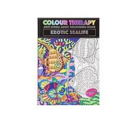 Adorable Multicolor 48 Page A4 Colour Therapy Book Sea Life Theme - (1 Pc.) - Intricate Designs - Perfect for Adults & Children