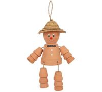 Something Different Terracotta Pot Man - Adorable Orange - 33 x 12.5 cm