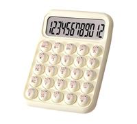Adorable Pan Big Button Calculator Big Screen Electronic 12 Digit Student Specific Round Buttons