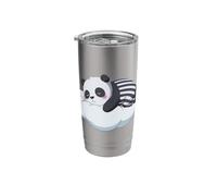 Adorable Panda endormi sur un Nuage Mignon Stainless Steel Insulated Tumbler