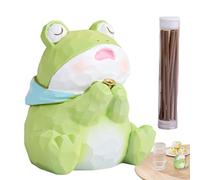 Adorable Panda Incense Holder, Cute Panda Holder, Lovely Resin Panda Incense Holder, Panda Theme Incense Holder 4.8 x 4.8 x 5.5 cm.