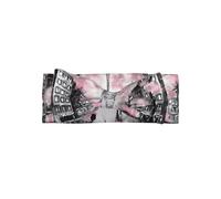 Adorable Paris Street Eiffel Tower Pink Floral Print Baby Bow Headband – Cute Delicate Hairband – Soft Stretchy Princess Headbands
