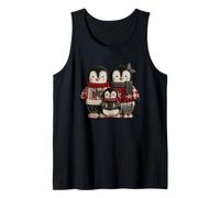 Adorable Penguin Family Christmas Cheer Tank Top