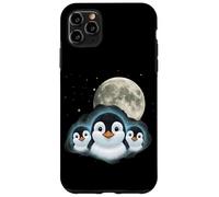 Adorable Penguin Family Moon Night Cute Baby Penguins Case for iPhone 11 Pro Max