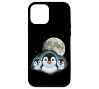 Adorable Penguin Family Moon Night Cute Baby Penguins Case for iPhone 12 mini