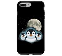 Adorable Penguin Family Moon Night Cute Baby Penguins Case for iPhone 7 Plus/8 Plus